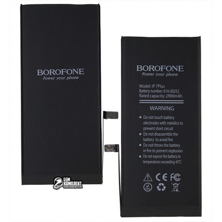 Аккумулятор Borofone для Apple iPhone 7 Plus, Li-ion, 3,82 B, 2900 мАч