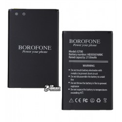 Акумулятор Borofone HB505076RBC для Huawei Ascend G610-U20, Ascend G700-U10, Ascend Y600-U20 Dual Sim, Li-ion, 3,8 В, 2100 мАч Акумулятор Borofone HB505076RBC для Huawei Ascend G610-U20, Ascend G700-U10, Ascend Y600-U20 Dual Sim, Li-ion, 3,8 В, 2100 мАч