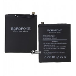 Акумулятор Borofone BN41 для Xiaomi Redmi Note 4, Li-Polymer, 3,85 B, 4100 мАг Акумулятор Borofone BN41 для Xiaomi Redmi Note 4, Li-Polymer, 3,85 B, 4100 мАг