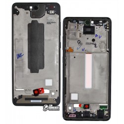 Рамка крепления дисплея для Samsung A525 Galaxy A52, A526 Galaxy A52 5G, черная