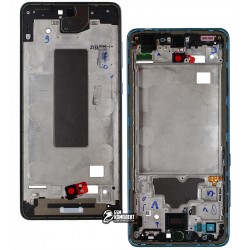 Рамка крепления дисплея для Samsung A725 Galaxy A72 (2021), голубая