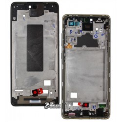 Рамка кріплення дисплея для Samsung A725 Galaxy A72 (2021), срібляста