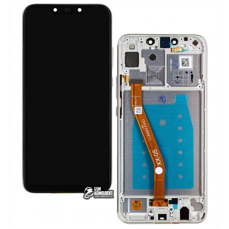 Дисплей Huawei Nova 3i, P Smart Plus, белый, с тачскрином, с рамкой, High Copy