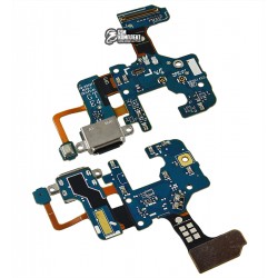 Шлейф для Samsung N950F Galaxy Note 8, N950FD Galaxy Note 8 Duos, коннектора зарядки, копия, (плата зарядки) Шлейф для Samsung N950F Galaxy Note 8, N950FD Galaxy Note 8 Duos, коннектора зарядки, копия, (плата зарядки)