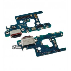 Шлейф для Samsung N975F Galaxy Note 10 Plus, коннектора зарядки, High Copy, (плата зарядки)