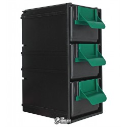 Кассетница Сортовік КБ-3 чорна, 83 x 103 x 167 мм