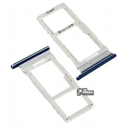 Тримач SIM-карти для LG G7 ThinQ G710EM, з власником MMC, синій