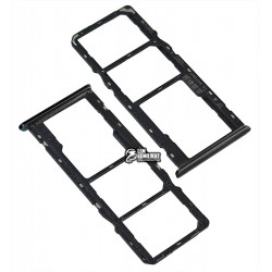 Тримач SIM-карти Realme C3, c власником MMC, чорний