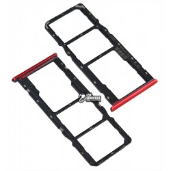 Тримач SIM-карти Realme C3, c власником MMC, червоний