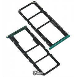 Держатель SIM-карты Realme 5i, c держателем MMC, зеленый Держатель SIM-карты Realme 5i, c держателем MMC, зеленый