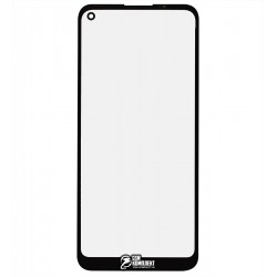 Стекло дисплея Samsung A115 Galaxy A11, черное