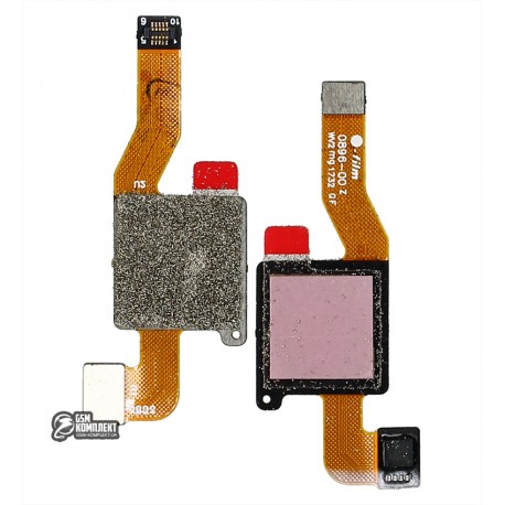 Шлейф для Xiaomi Redmi Note 5, Redmi Note 5 Pro, сканера отпечатка пальца (Touch ID), розовый