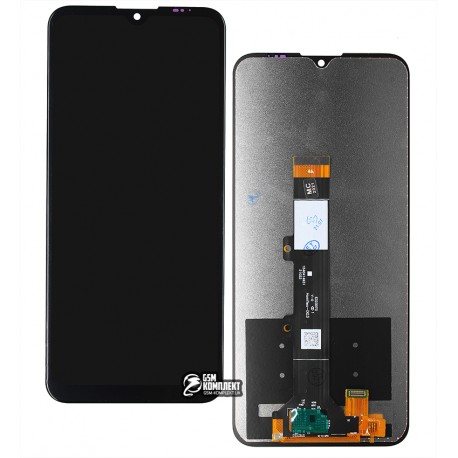 Дисплей для Motorola Moto G10, Moto G20, Moto G30, чорний, з сенсорним екраном (дисплейний модуль), original (PRC)