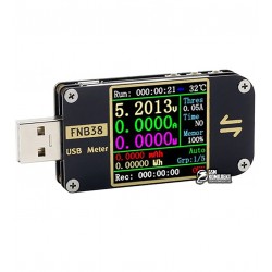 USB-тестер FNIRSI FNB38 для вимірювань ємкісти батареі USB-тестер FNIRSI FNB38 для вимірювань ємкісти батареі