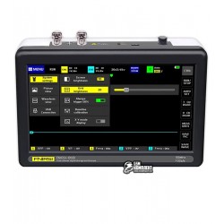 Цифровий осцилограф FNIRSI 1013D, портативний, сенсорний, двоканальний, 100 МГц, 1 Гвиб / с, 7,0 "TFT дисплей, 240 кБ Цифровий осцилограф FNIRSI 1013D, портативний, сенсорний, двоканальний, 100 МГц, 1 Гвиб / с, 7,0 "TFT дисплей, 240 кБ