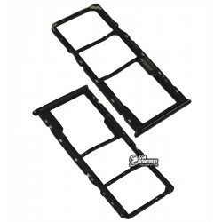 Держатель SIM-карты Realme 5, c держателем MMC, черный Держатель SIM-карты Realme 5, c держателем MMC, черный