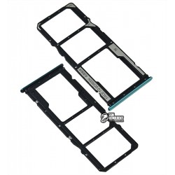 Тримач SIM-карти для Xiaomi Redmi Note 10, зелений, M2101K7AI, Aqua Green (Lake Green)