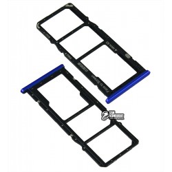 Тримач SIM-карти Realme C2, c власником MMC, синій