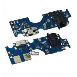Шлейф для Asus Zenfone Max Pro M2 (ZB631KL), коннектора зарядки, с компонентами, плата зарядки