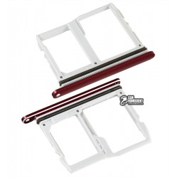 Тримач SIM-карти для LG V40 ThinQ V405EB, з власником MMC, червоний