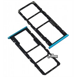 Тримач SIM-карти Realme C3, c власником MMC, синій