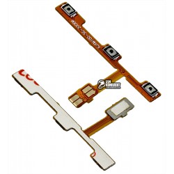 Шлейф для Xiaomi Mi 10 Lite, кнопок звука, кнопки включения, копия, M2002J9G