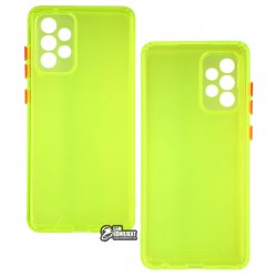 Чохол для Samsung A725 Galaxy A72, Acid Color, прозорий силікон, lime green Чохол для Samsung A725 Galaxy A72, Acid Color, прозорий силікон, lime green