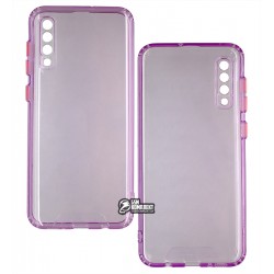 Чехол для Samsung A307/A505 Galaxy A30s/A50, Acid Color, прозрачный силикон, purple