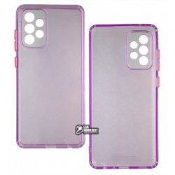 Чохол для Samsung A725 Galaxy A72, Acid Color, прозорий силікон, purple Чохол для Samsung A725 Galaxy A72, Acid Color, прозорий силікон, purple