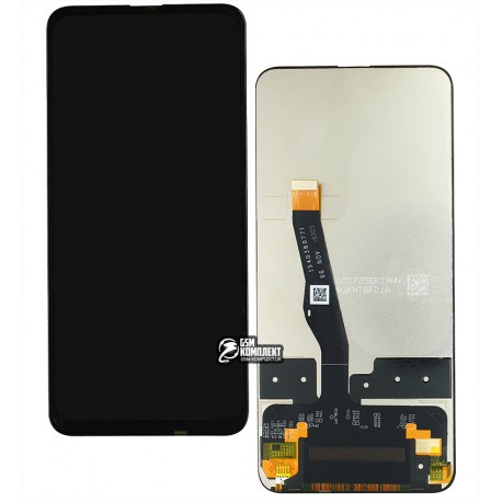 Дисплей Huawei P Smart Z, Y9 Prime (2019), Y9S, чорний, з тачскріном, grade B, копія