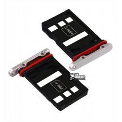 Тримач SIM-карти для Huawei P30 Pro New Edition, сріблястий, Silver Frost Тримач SIM-карти для Huawei P30 Pro New Edition, сріблястий, Silver Frost