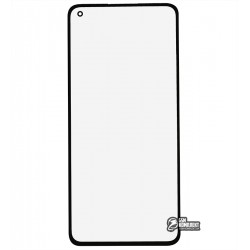 Скло корпуса для Xiaomi Mi 11 Lite, чорний, M2101K9AG