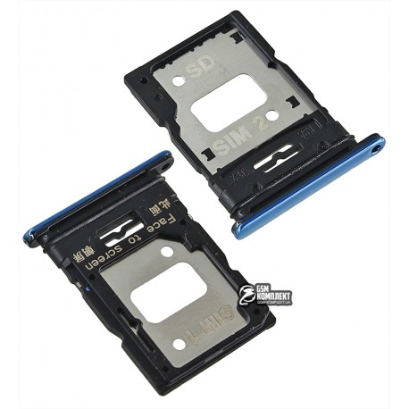 Тримач SIM-карти для Xiaomi Mi 11 Lite, блакитний, M2101K9AG, Bubblegum Blue
