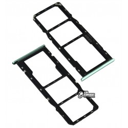 Тримач SIM-карти Realme C11, Realme C12, Realme C15, c власником MMC, зелений