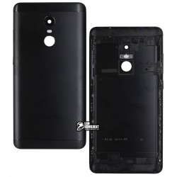 Задня кришка батареї Xiaomi Redmi Note 4 Global (2017), Redmi Note 4X, чорний колір, оригінал (PRC), з бічними кнопками, snapdragon