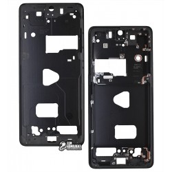 Рамка кріплення дисплея для Samsung G998 Galaxy S21 Ultra 5G, чорний