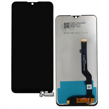Дисплей для ZTE Blade A7S (2020), черный, с сенсорным экраном (дисплейный модуль), SKI649-B08 V0.1