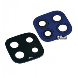 Стекло камеры для Motorola Moto G9, XT2083 Moto G9 Play, размер 21,2x21,2 мм, синее