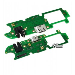 Шлейф для Realme 3 Pro, мікрофона, коннектора навушників, коннектора зарядки, плата зарядки