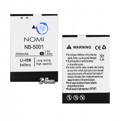 Аккумулятор NB-5001 для Nomi i5001 EVO M3, Li-ion, 3,8 В, 2000 мАч, original Аккумулятор NB-5001 для Nomi i5001 EVO M3, Li-ion, 3,8 В, 2000 мАч, original