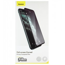 Захисне скло Baseus 0.25mm Full-screen Curved Privac For iPhone X / XS / 11Pro \ Black Захисне скло Baseus 0.25mm Full-screen Curved Privac For iPhone X / XS / 11Pro \ Black