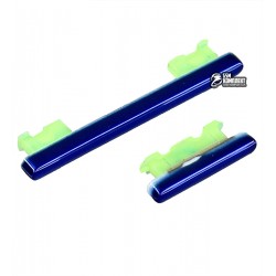 Пластик кнопки включения и громкости Xiaomi Redmi Note 8 Pro, синий