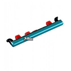 Пластик кнопкок громкости Xiaomi Redmi Note 9 Pro, Redmi Note 9S, зеленый