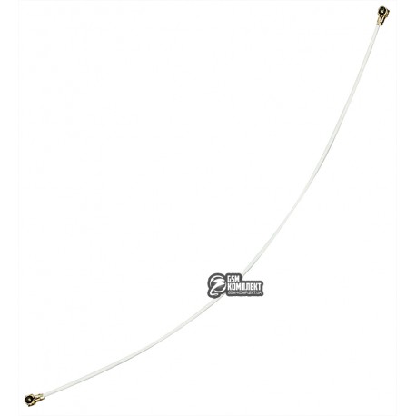 Шлейф для Samsung A415 Galaxy A41, коаксіальний RF кабель, білий, 103 mm