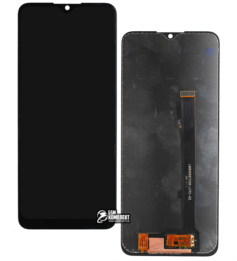 ◁ Дисплей для ZTE Blade V2020 Smart, Blade V30 Vita, чорний, з