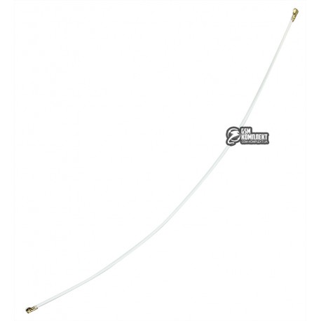 Шлейф для Samsung A515 Galaxy A51, коаксіальний RF кабель, білий, 123 mm
