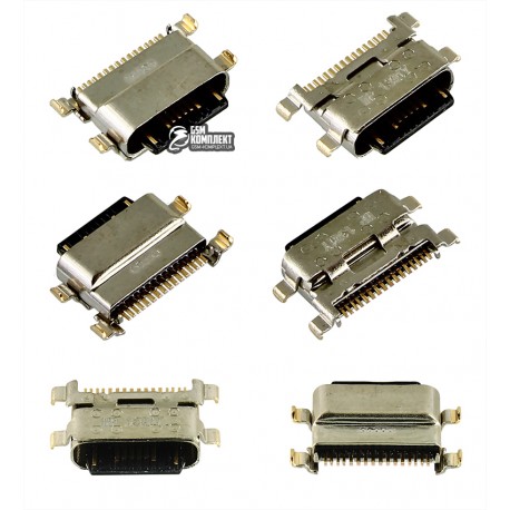 Коннектор зарядки, 16 pin, USB тип-C, тип1