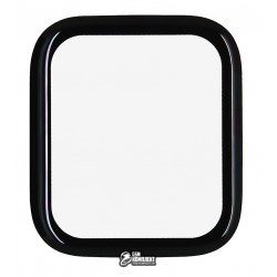 Захисне оргскло для Amazfit GTS 2 mini, Polycarbone, 3D, з фаскою, чорне