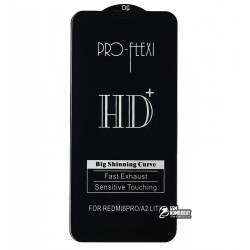 Защитное стекло для Xiaomi Redmi 6 Pro, Redmi Mi A2 Lite, 3D, ProFlexi, Full Glue, черное Защитное стекло для Xiaomi Redmi 6 Pro, Redmi Mi A2 Lite, 3D, ProFlexi, Full Glue, черное