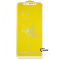 Защитное стекло для Xiaomi Redmi Note 6 Pro, 3D, Full Glue, белое